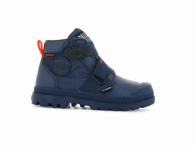 Botas Palladium PAMPA HI CUFFSTR WP+ Niños Indigo | Costa Rica-59278